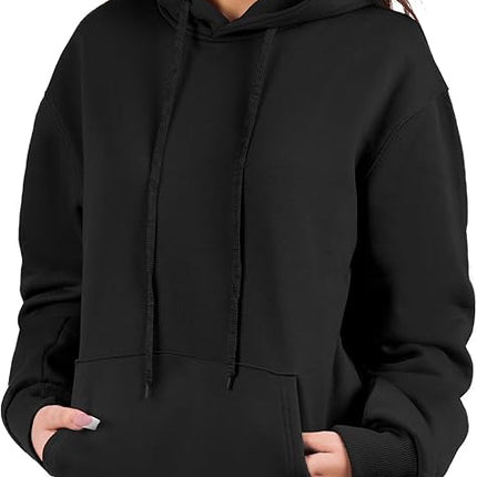 Womens Hoodies Pullover Fleece Sweatshirts Long Sleeve Hoodie With Front Pocket