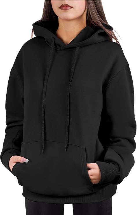 Womens Hoodies Pullover Fleece Sweatshirts Long Sleeve Hoodie With Front Pocket